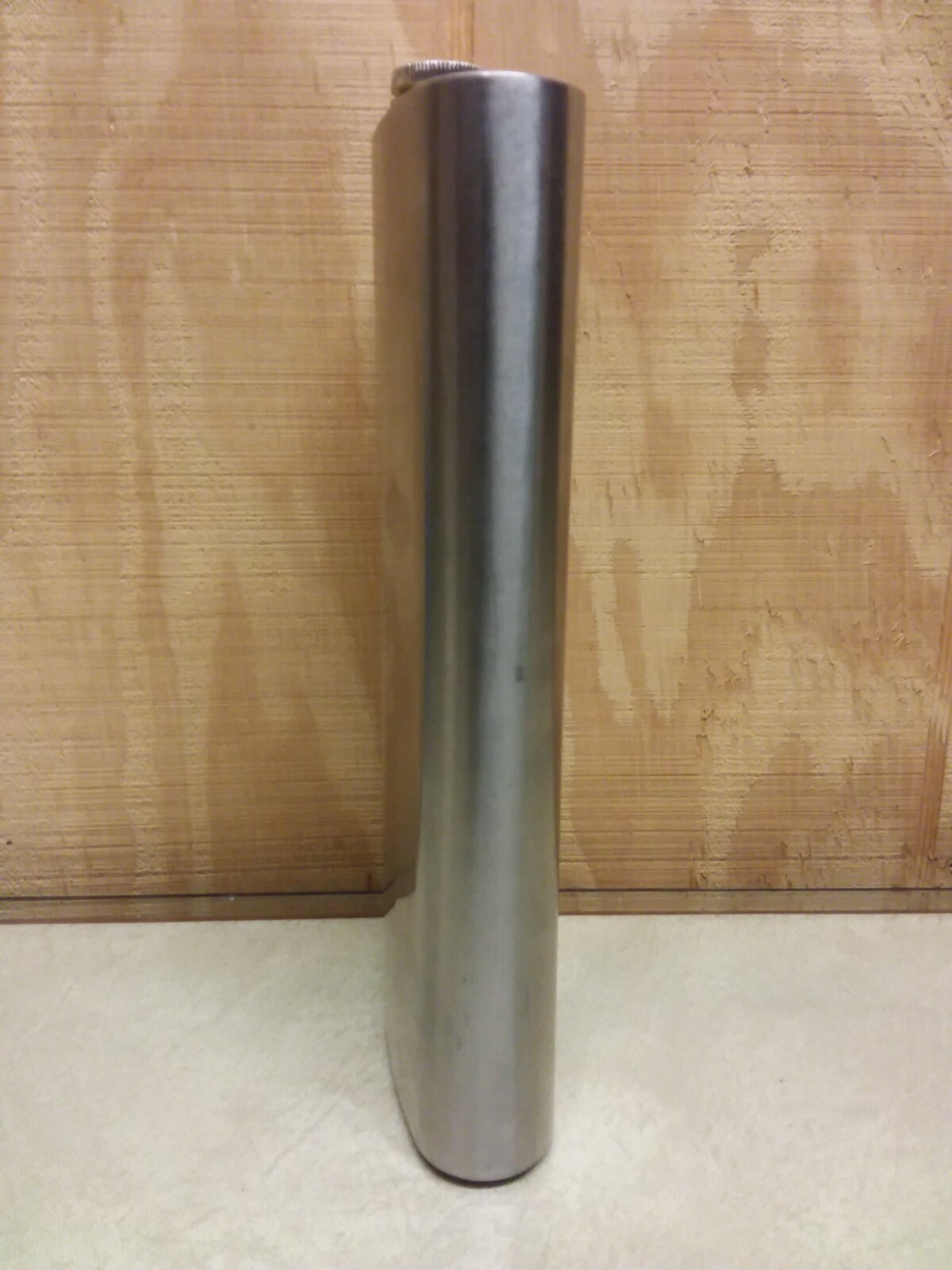 Gan 304 10-3/4"× 6-3/4"×1-5/8" Jumbo 64oz Stainless Steel Travel Canteen Flask