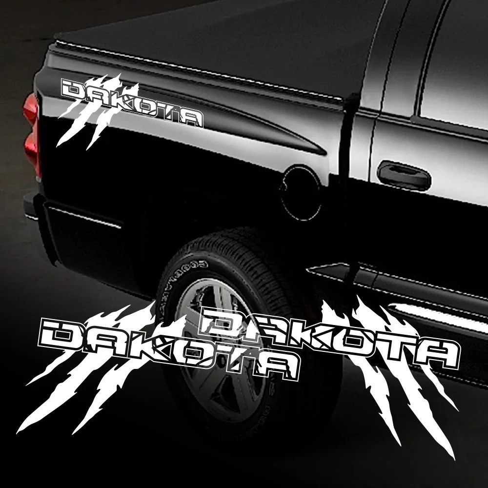 Aftermarket Claw Style Truck Bed Side Decal | Universal Pickup Body Vinyl Graph
