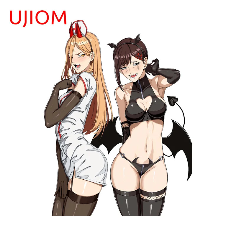 UJIOM Power Demon Girl Wall Sticker Fashionable Exquisite Attractive Decal