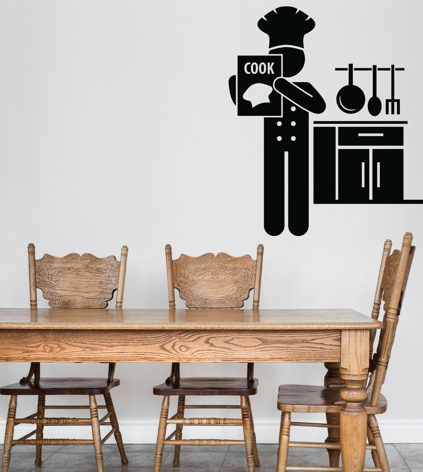 Vinyl Decal Wall Sticker Jobs Occupations Careers Food Culinary Chef (n1378)