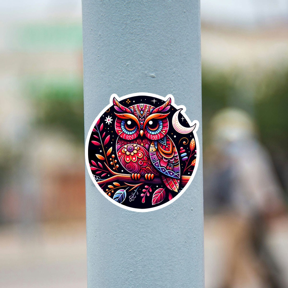 Wise as an Owl -3 inch vinyl sticker for cars, laptops, water bottles, notebooks