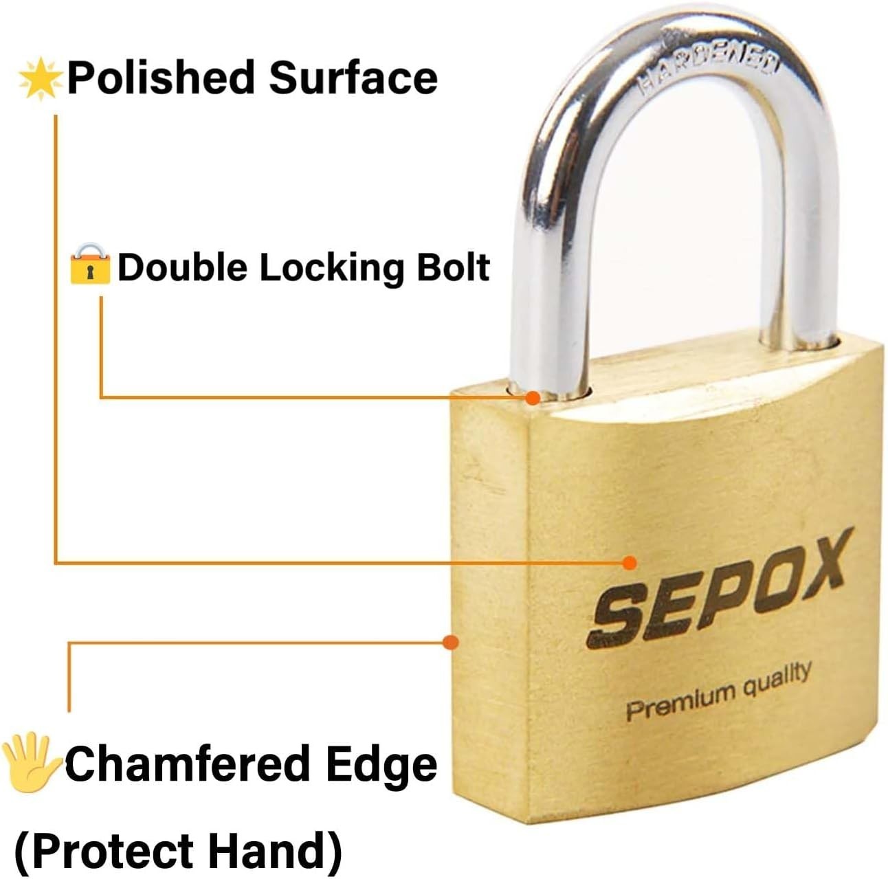 8-Pack Padlock Keyed-Alike: Ultra-Durable Solid-Brass Body 1-3/16" 30mm, Ant…