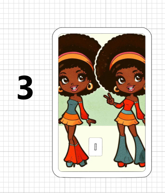 Sexy Black Girl Credit Debit ATM Card Skin Stickers African American Queen Retro