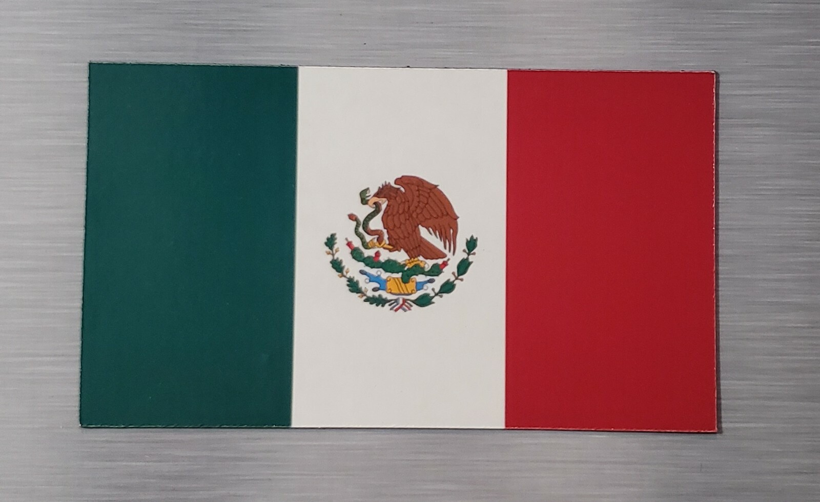 Flag of Mexico Die Cut Glossy Fridge Magnet