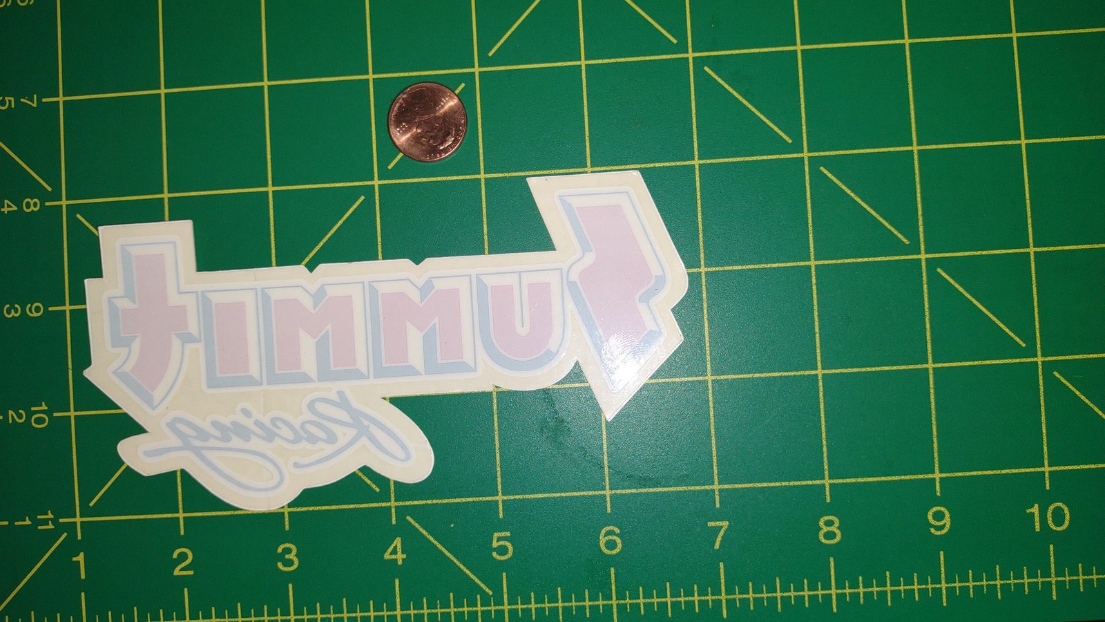 Die Cut Vinyl Sticker Script Pastel Adhesive Decal