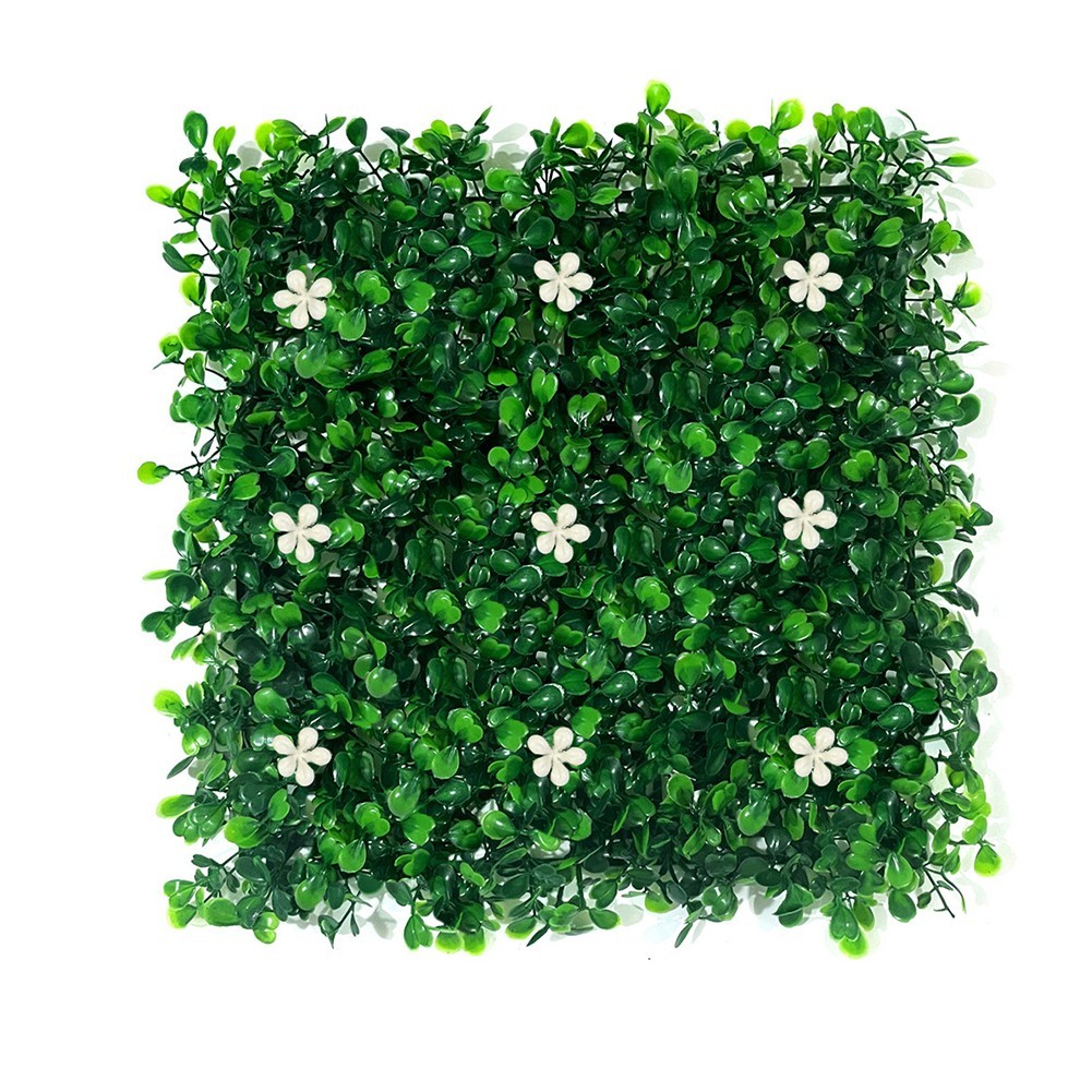 5 Pcs Artificial Green Wall Panels 25x25cm for Indoor and Outdoor Decoration
