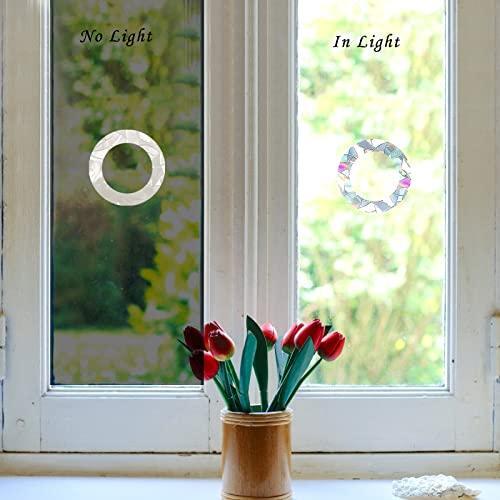 Ring and Circle Static Window Clings Anti Collision Window Decals for Bird
