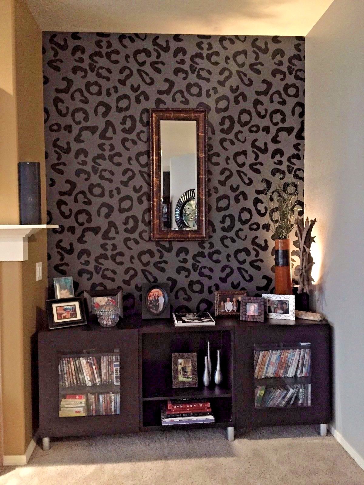 Leopard Print Wall Decal, Animal Print Decor, Nursery Decor, Nursery Wall Art