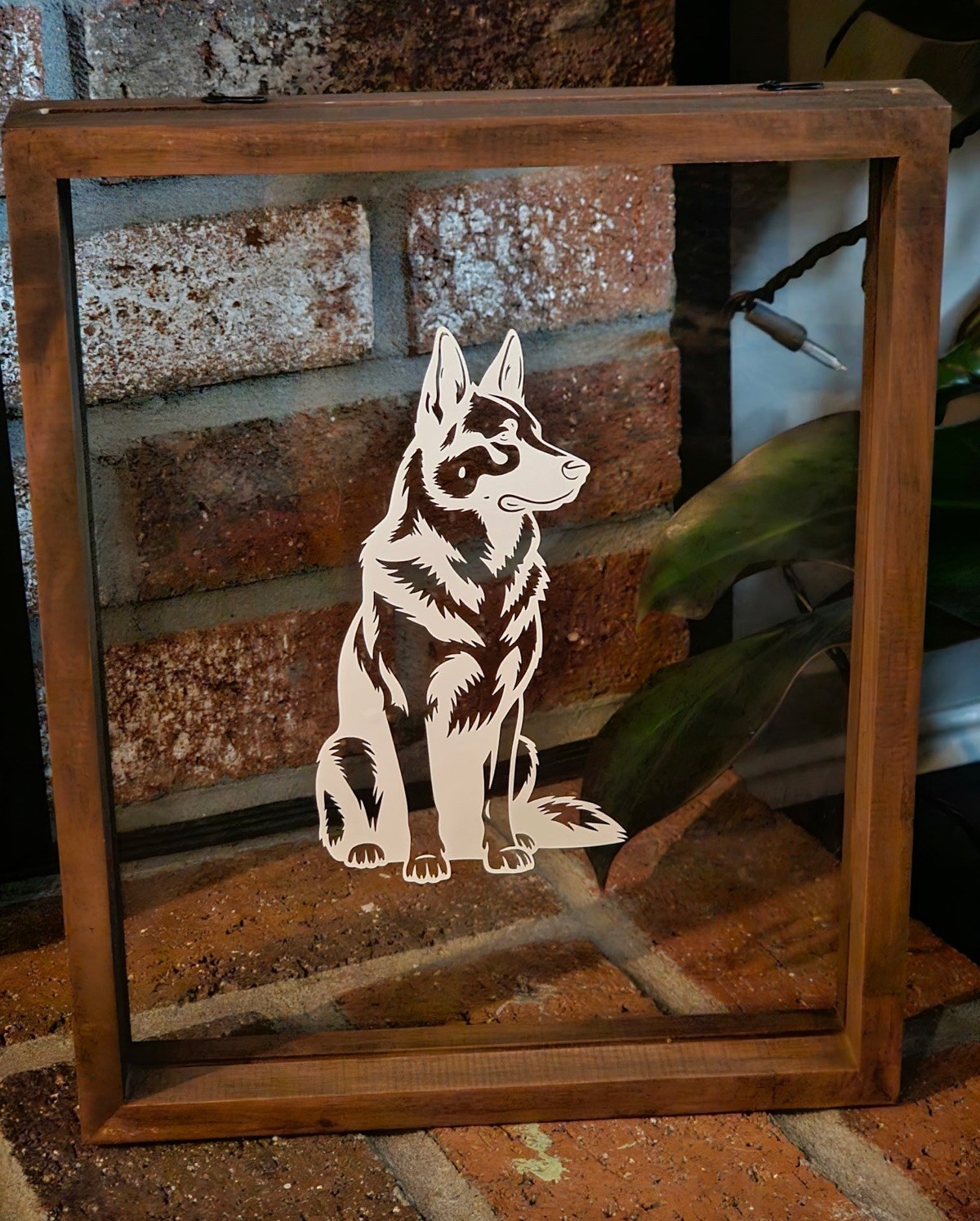 German Shepherd Dog Weatherproof Vinyl Decal
