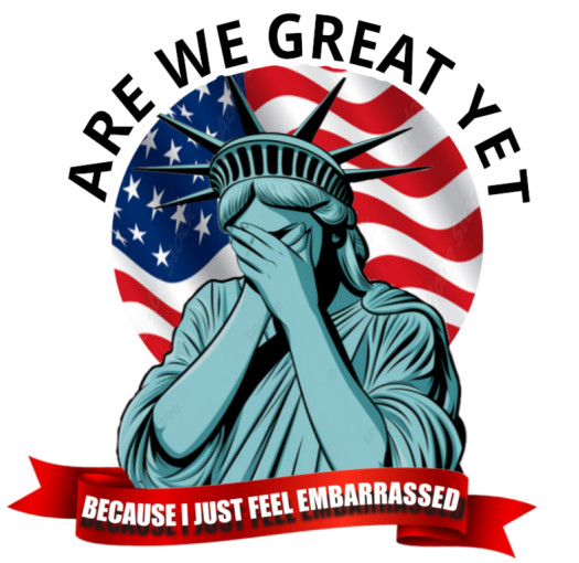 6pc Kiss Cut Anti Trump Sticker Set, Durable, Waterproof, 1.5"W x 1.5"H