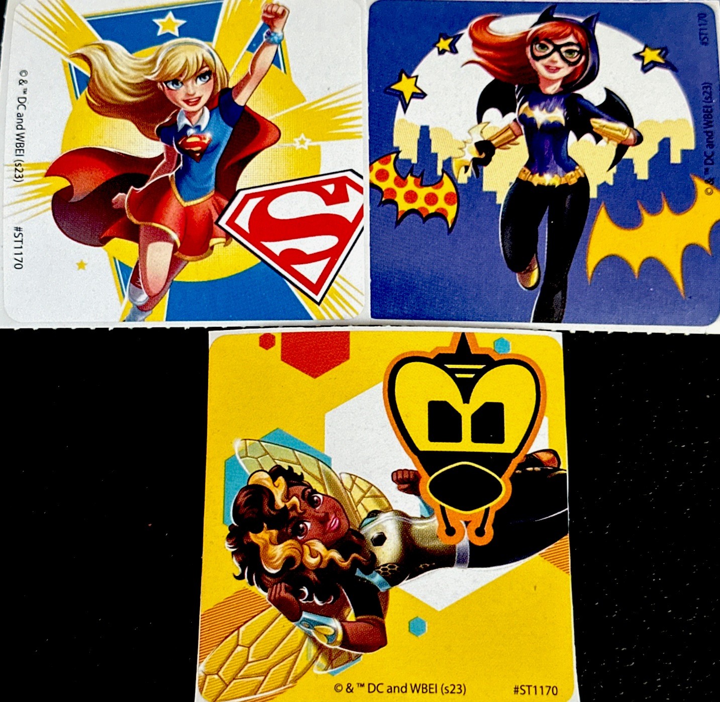 DC✨SEXY ✨BADGIRL✨SUPERGIRL✨BUMBLEBEE✨STICKERS✨❤️‍🔥✨2 1/2”✨each☝️✨GLOSSY✨❤️‍🔥💫