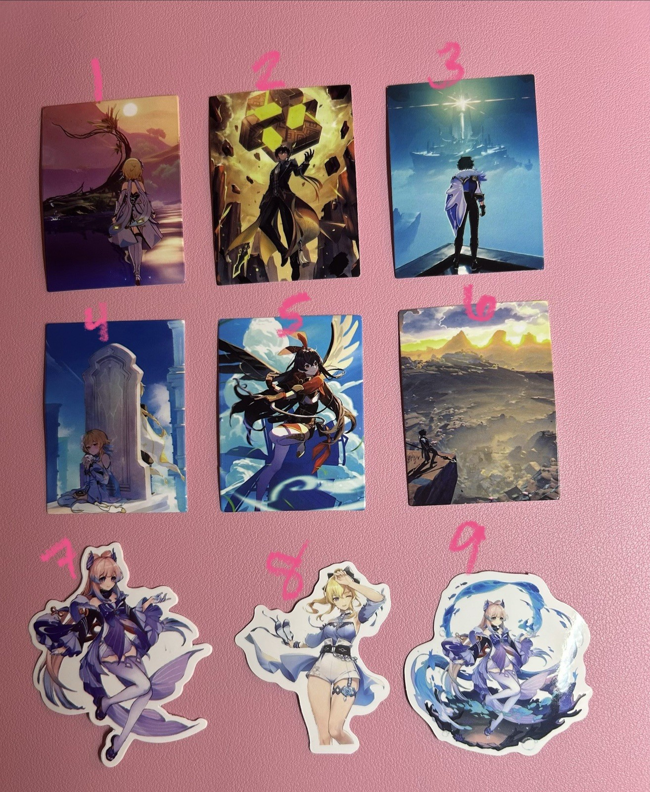 Genshin Impact Anime Stickers – 18