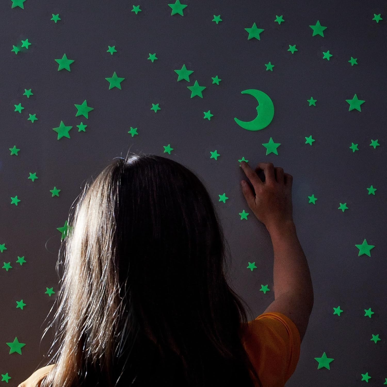 Deluxe Glow Stars; Glow in the Dark Stars for Ceiling, Ceiling Stars 200 Count