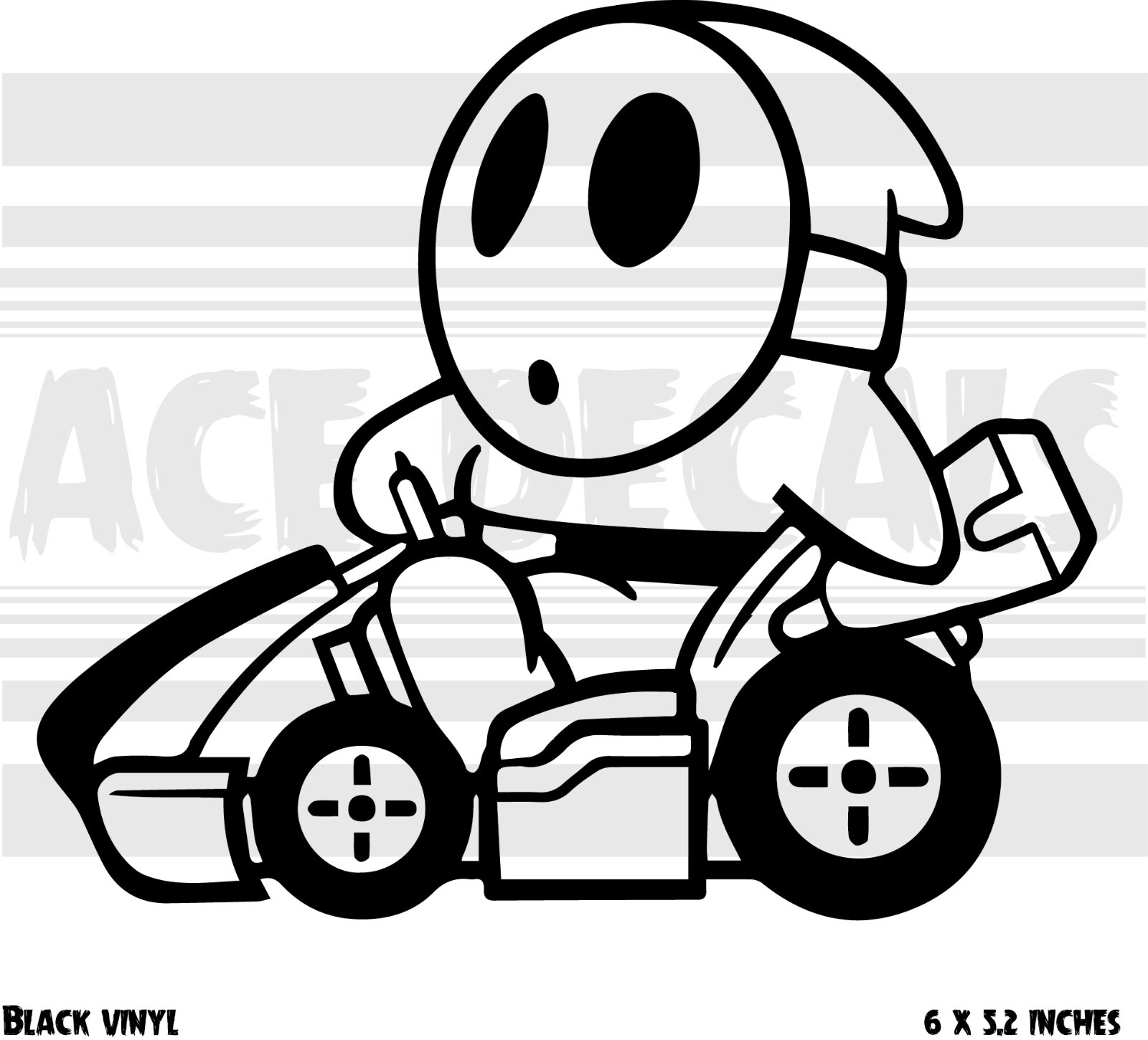 Mario Kart – Shy Guy – Nintendo – decal sticker