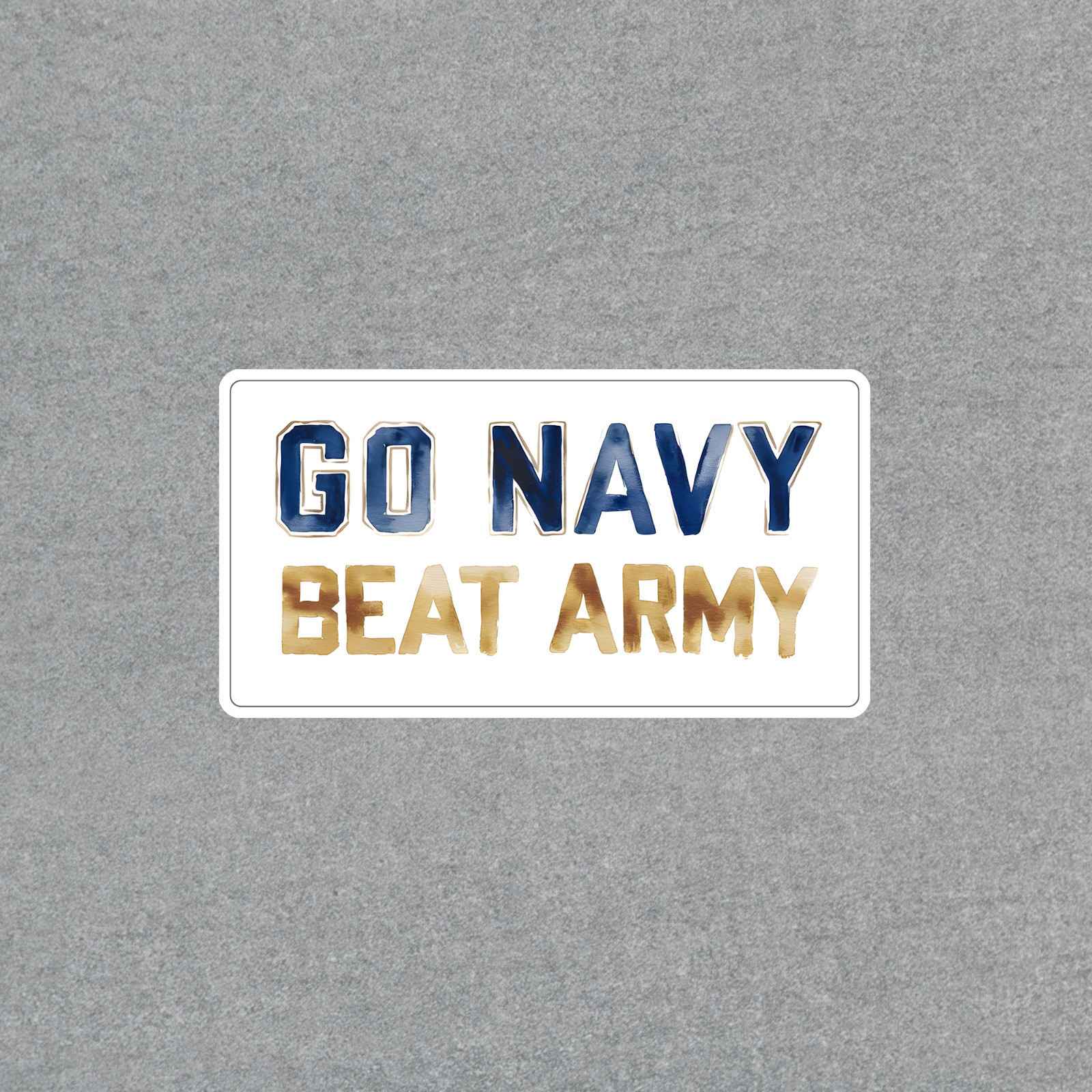 Go Navy Beat Army – Vintage Style USNA Football Rivalry Sticker Decal #1266