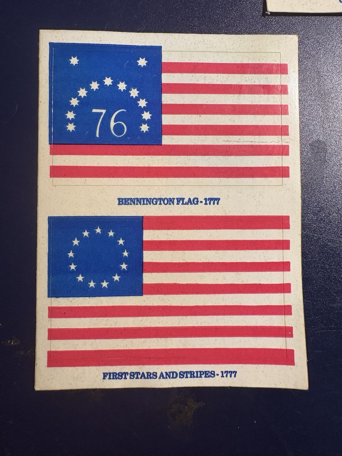 Historical Bennington & First Stars And Strips Flag Sticker Decal