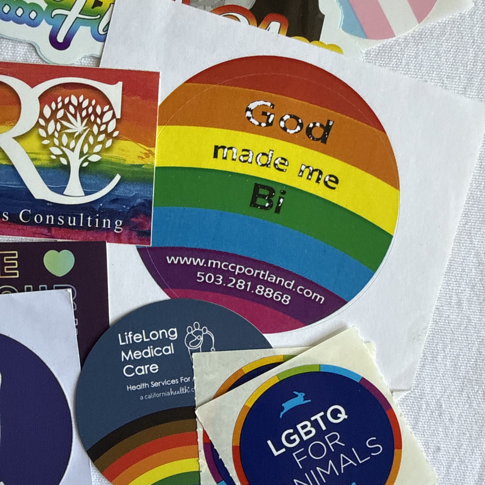 LGBTQ+ Pride Stickers (12)