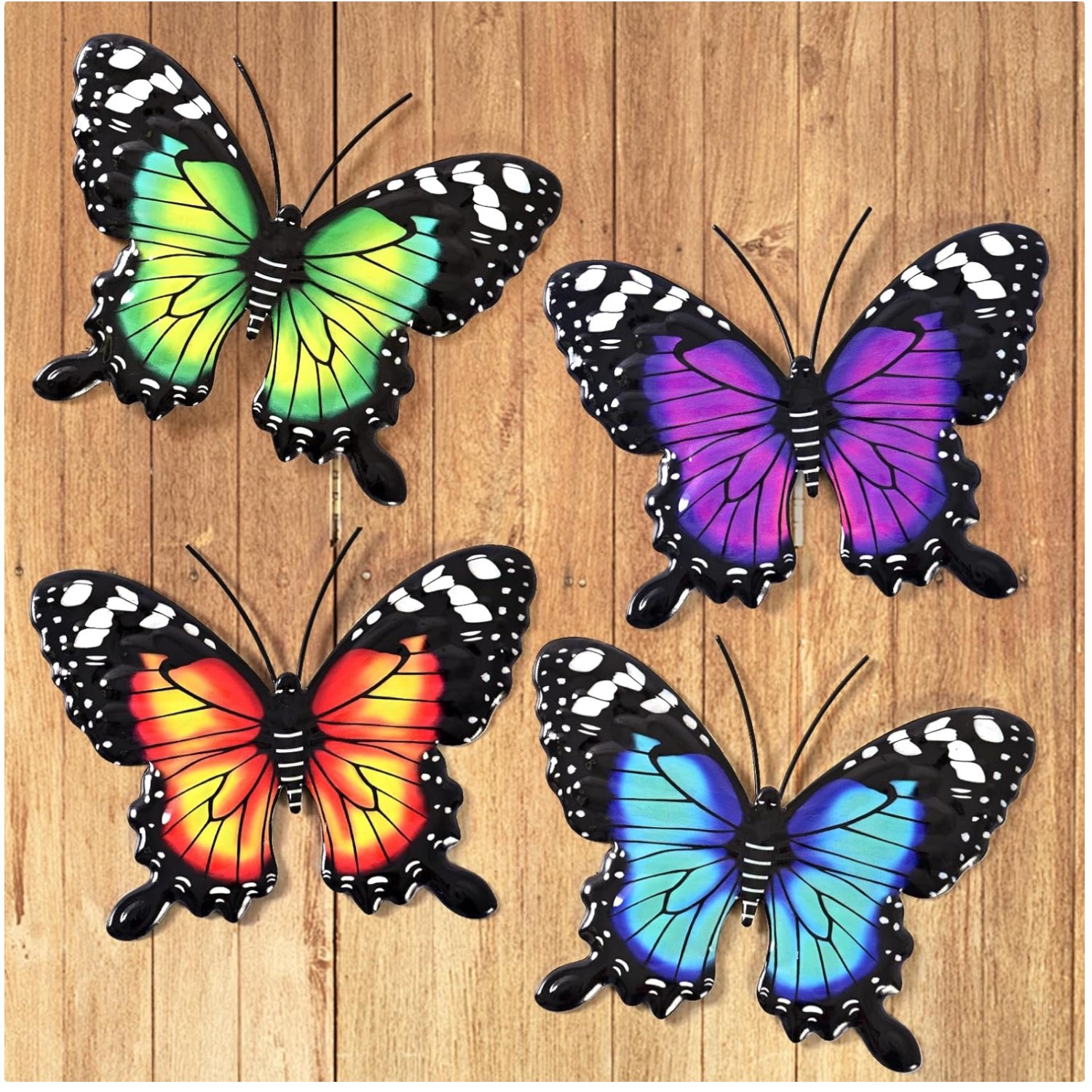 Metal Butterfly Wall Decor for Indoors/Outdoors