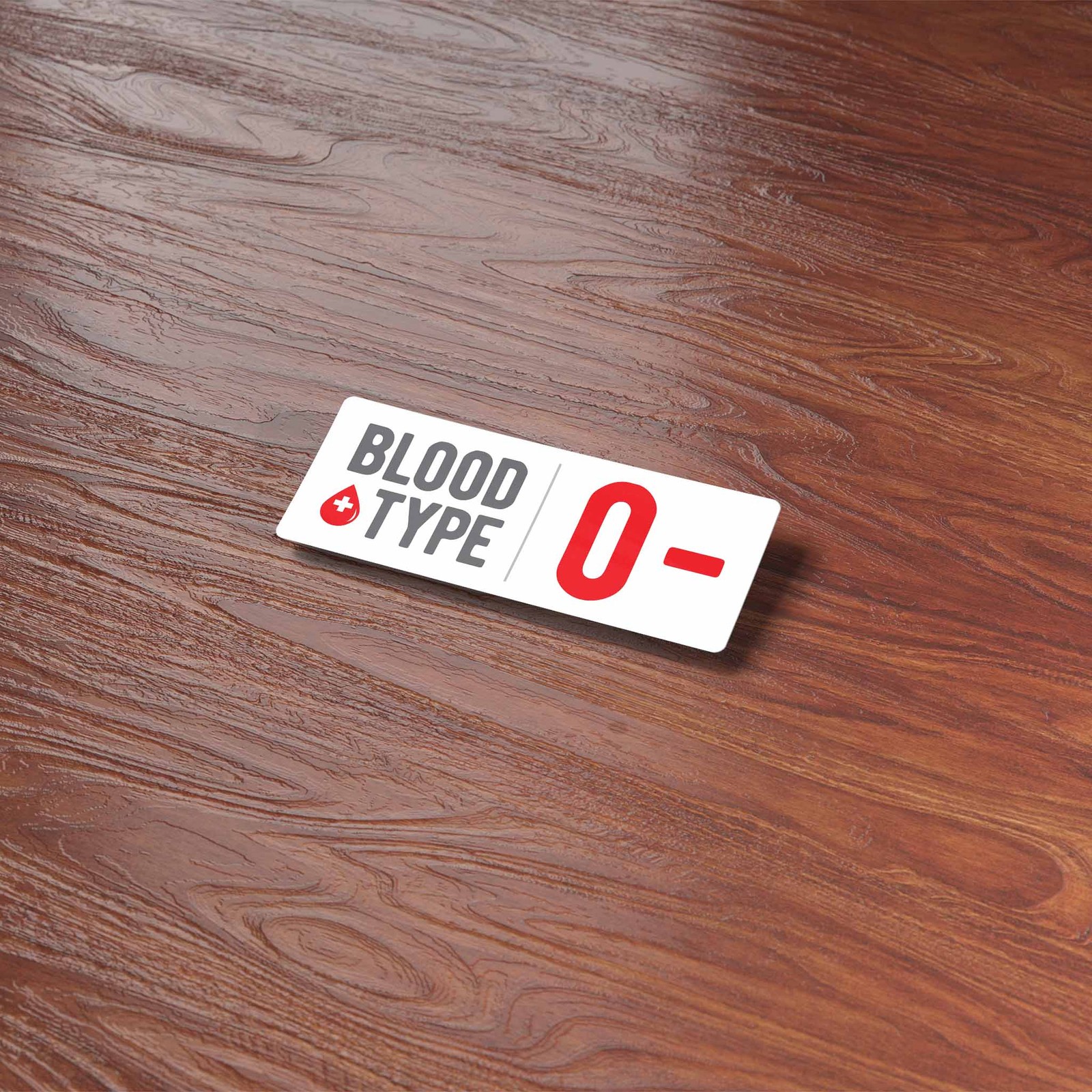 Blood Type Stickers – Set of 3 Mini Helmet Decals