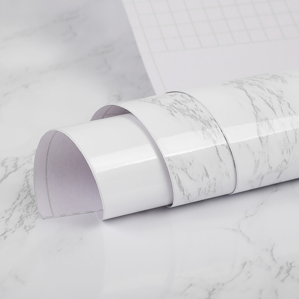 24"x197" Marble Contact Paper Self Adhesive Peel and Stick Countertop Wallpaper