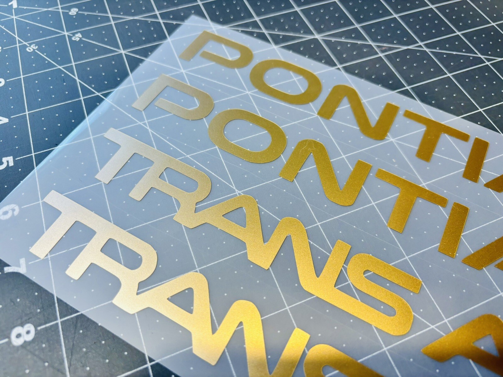 4 Pc. Trans Am Vinyl Decal Package Many Sizes/Colors Available – FREE Shipping!