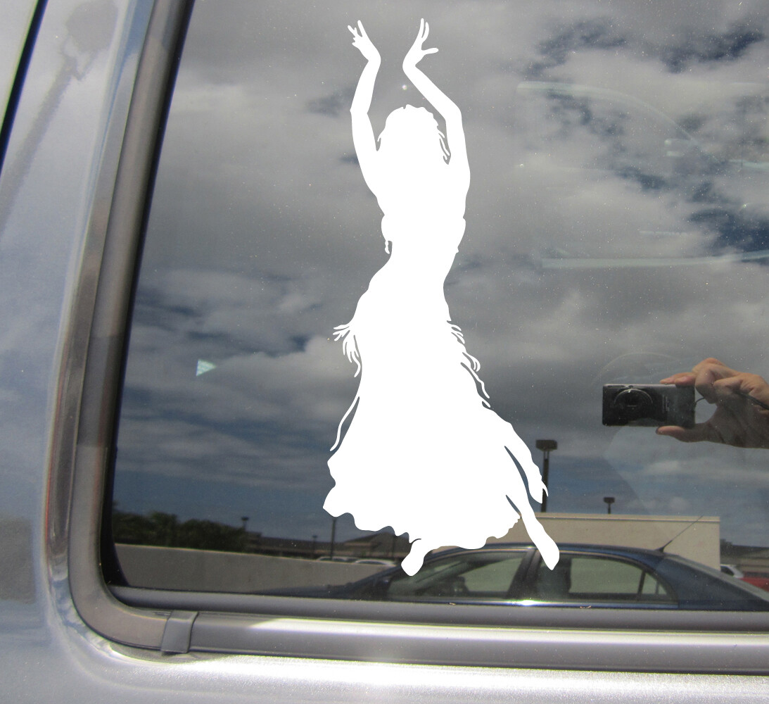 Belly Dancer Dance – Dancing Middle East Car Laptop Vinyl Decal Sticker 10185
