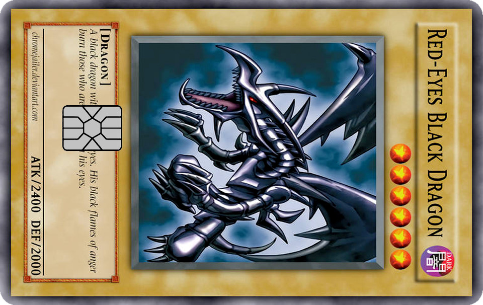 Yuh-gii-oh Card Collection Credit Card Skin / Wrap Decal Pre-Cut Sticker
