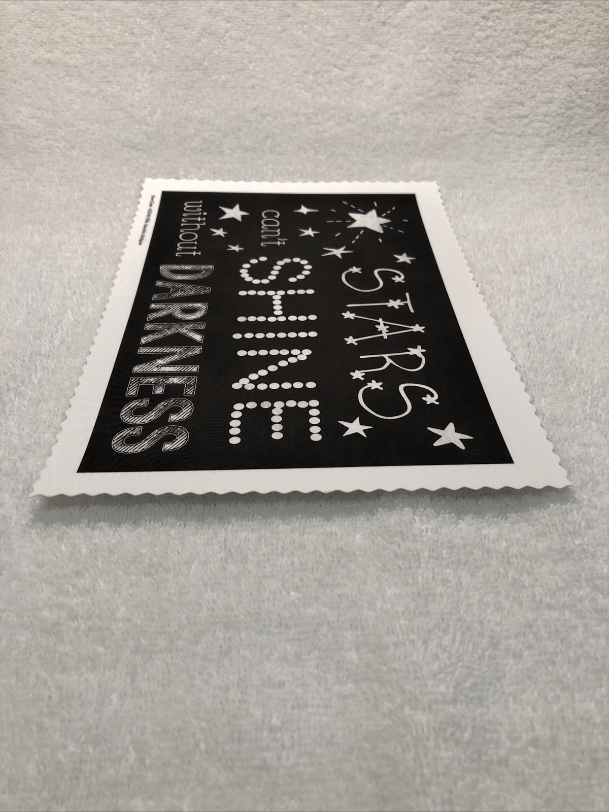 Stars Can't Shine Without Darkness Giclee Fine Art Print on Cloth Ready-To-Sew!!