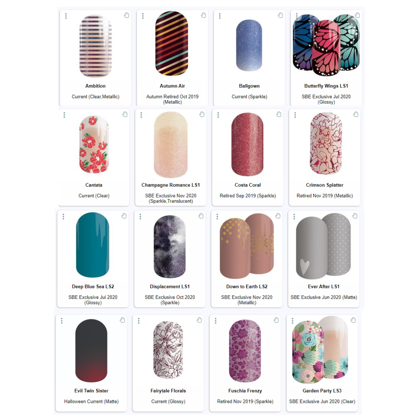Jamberry Lacquer Strips – You Choose – FREE SHIPPING