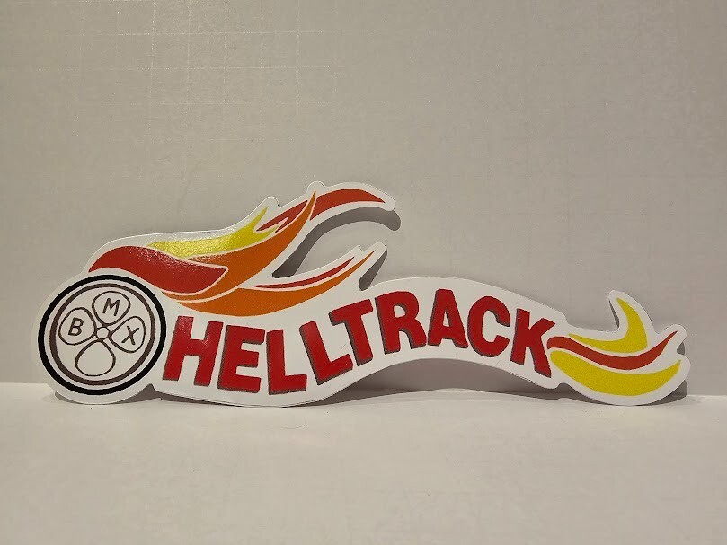 Helltrack | Cru Jones | RAD Movie | BART | Rad Racing | BMX | 8" Vinyl Sticker