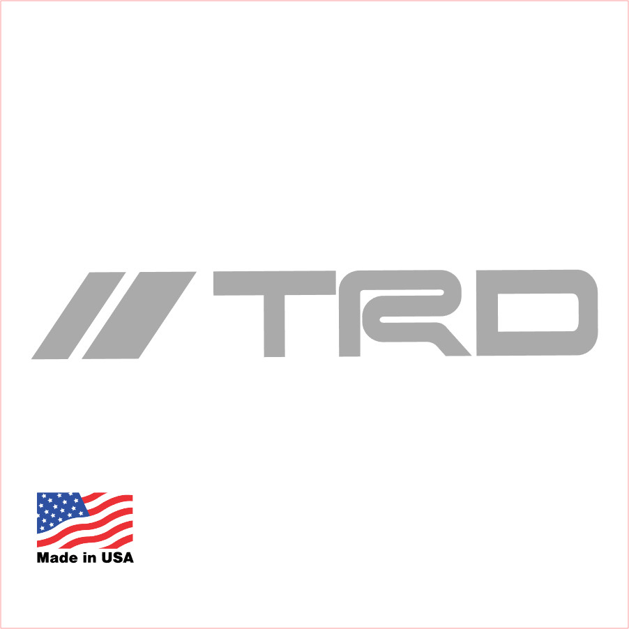 Toyota Racing Development TRD Decal – Many colors available – Free Shipping