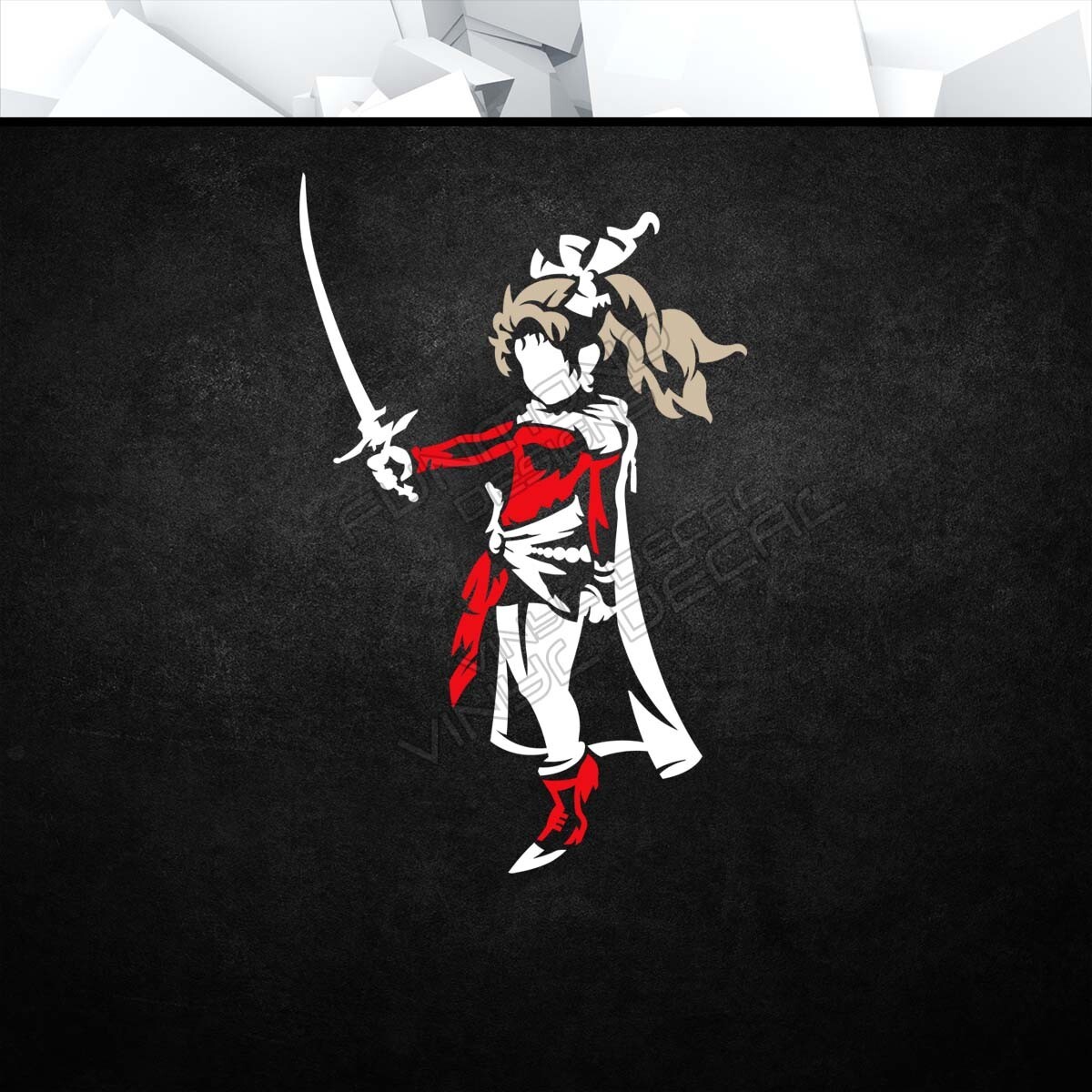 Terra Branford Vinyl Decal Sticker(Final Fantasy VI Car Laptop PC Tower Decor)