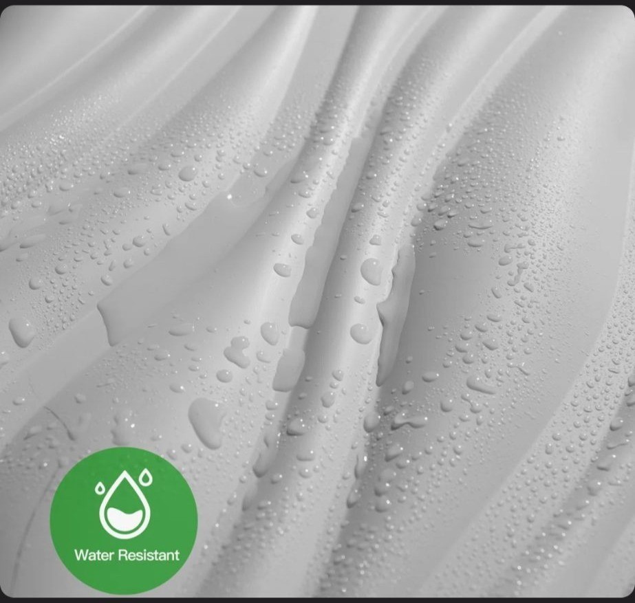 Set of 40-3D Wave Design PVC Wall Panels 12"x12" Sq. Ft. Coverage White Wall