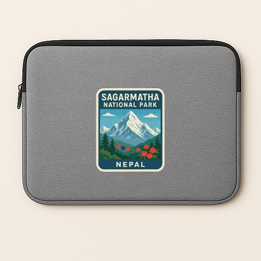 Sagarmatha Nepal Iron On Heat Transfer Vinyl HTV Die-Cut World National Parks