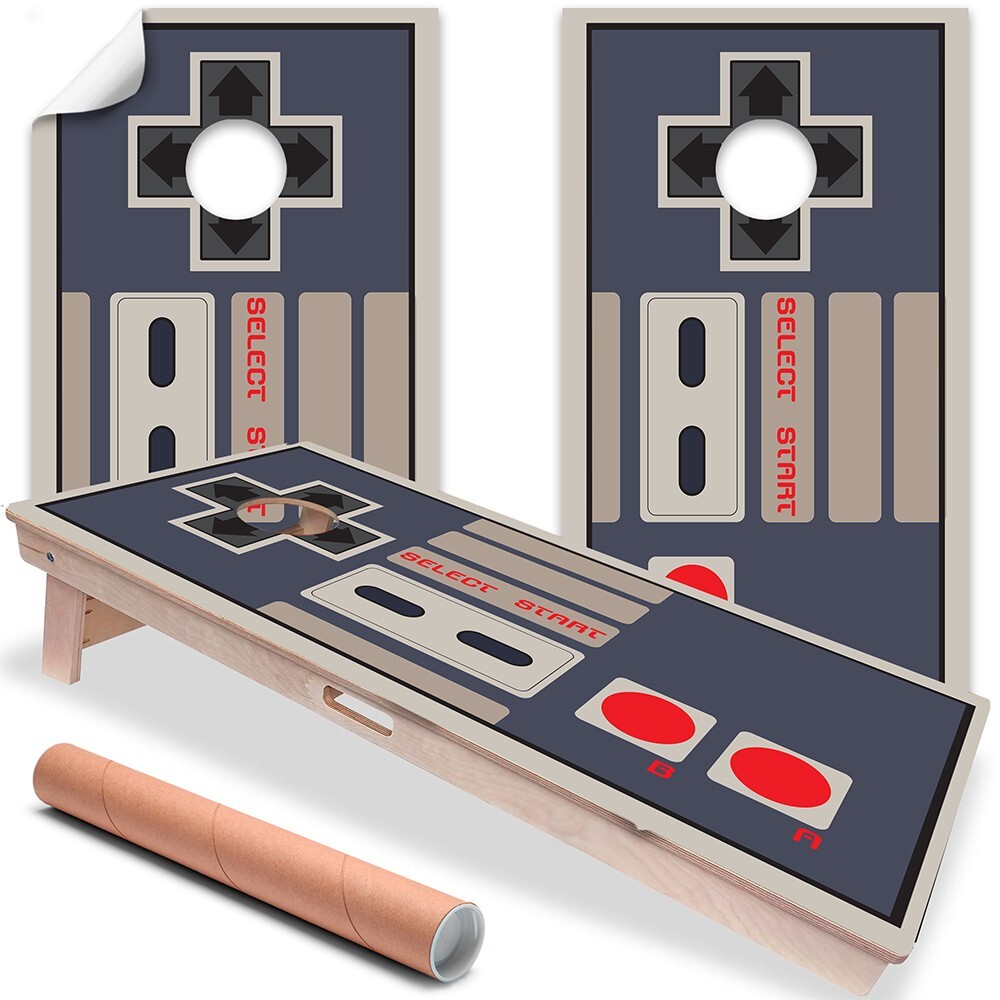 Game Controller Cornhole Wraps Stickers Cornhole Skins Cornhole Wraps for Boards