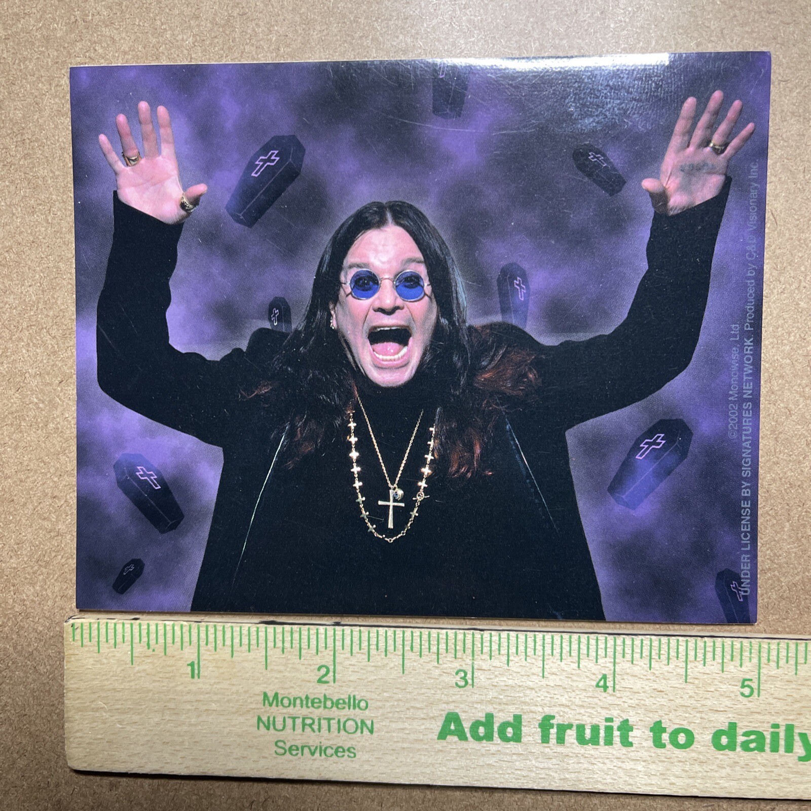 Ozzy Osbourne vinyl stickers: Great Condition, Vintage 2002, Licensed, Rare