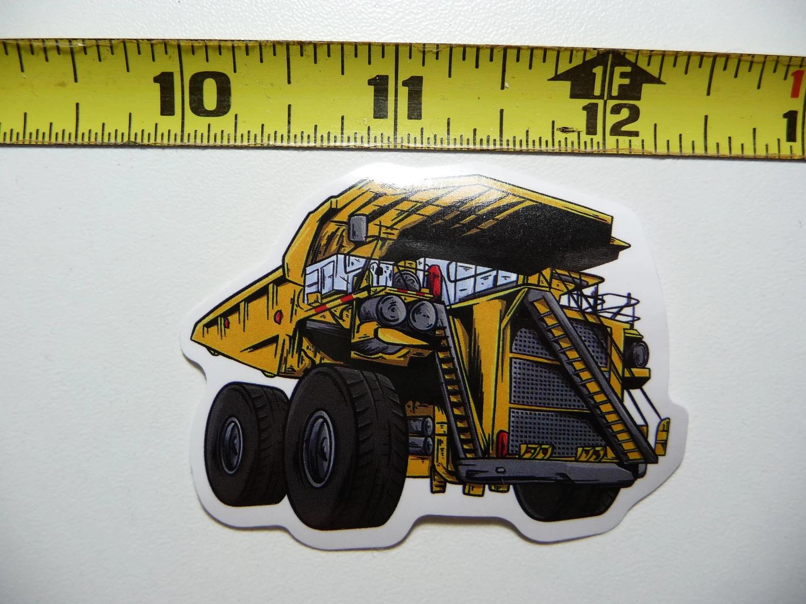 AWESOME MINING DUMP TRUCK SMALL STICKER DECAL CONSTRUCTION DEVELOPMENT MACHINERY