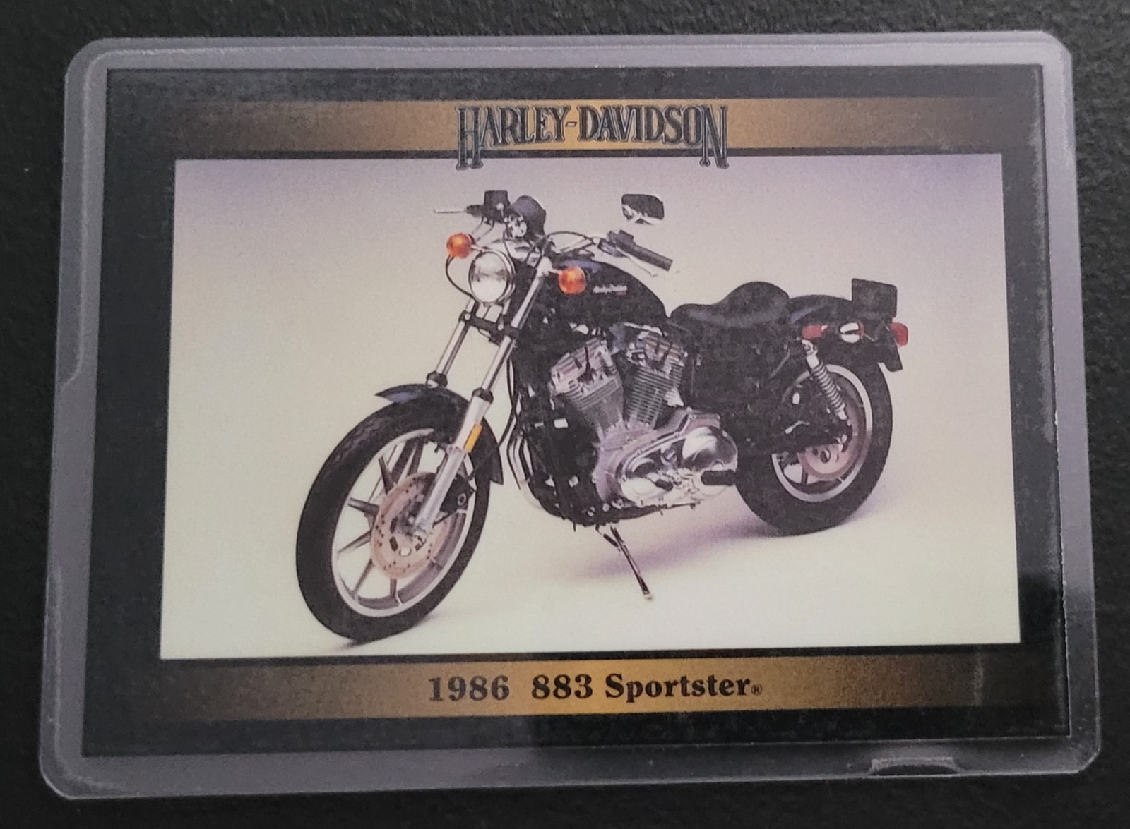 Vintage Harley Davidson Collectible Card Fridge/Locker/Cabinet Laminated Magnets