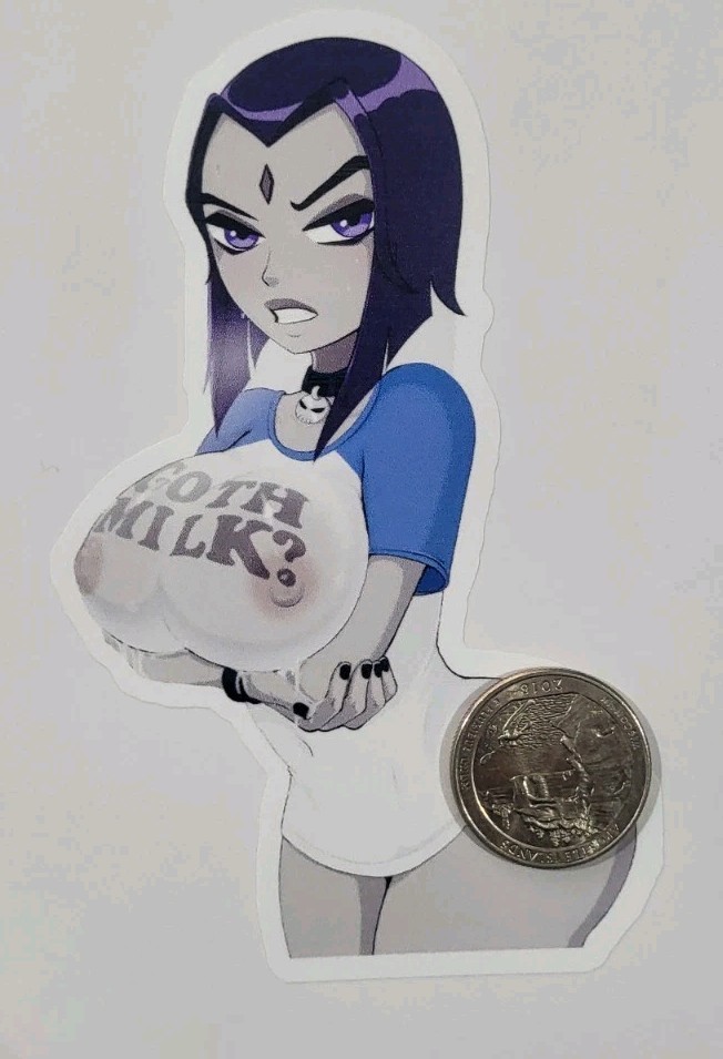 Teen Titans Raven Sticker Cartoon 3"x4"