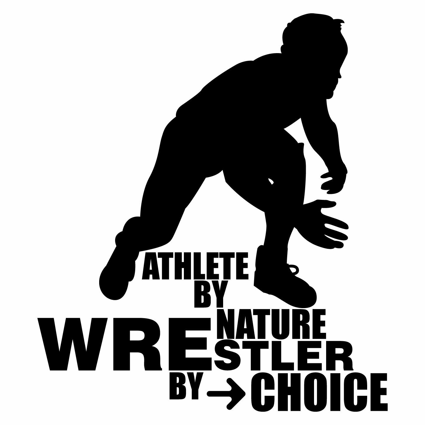 Home Bedroom Living Room Removable Wrestler Wall Decal Quotes Design Stickers