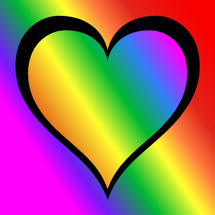 GAY PRIDE MONTH RAINBOW HEART Vinyl Sticker Car Window Wall Bumper Decal LGBT