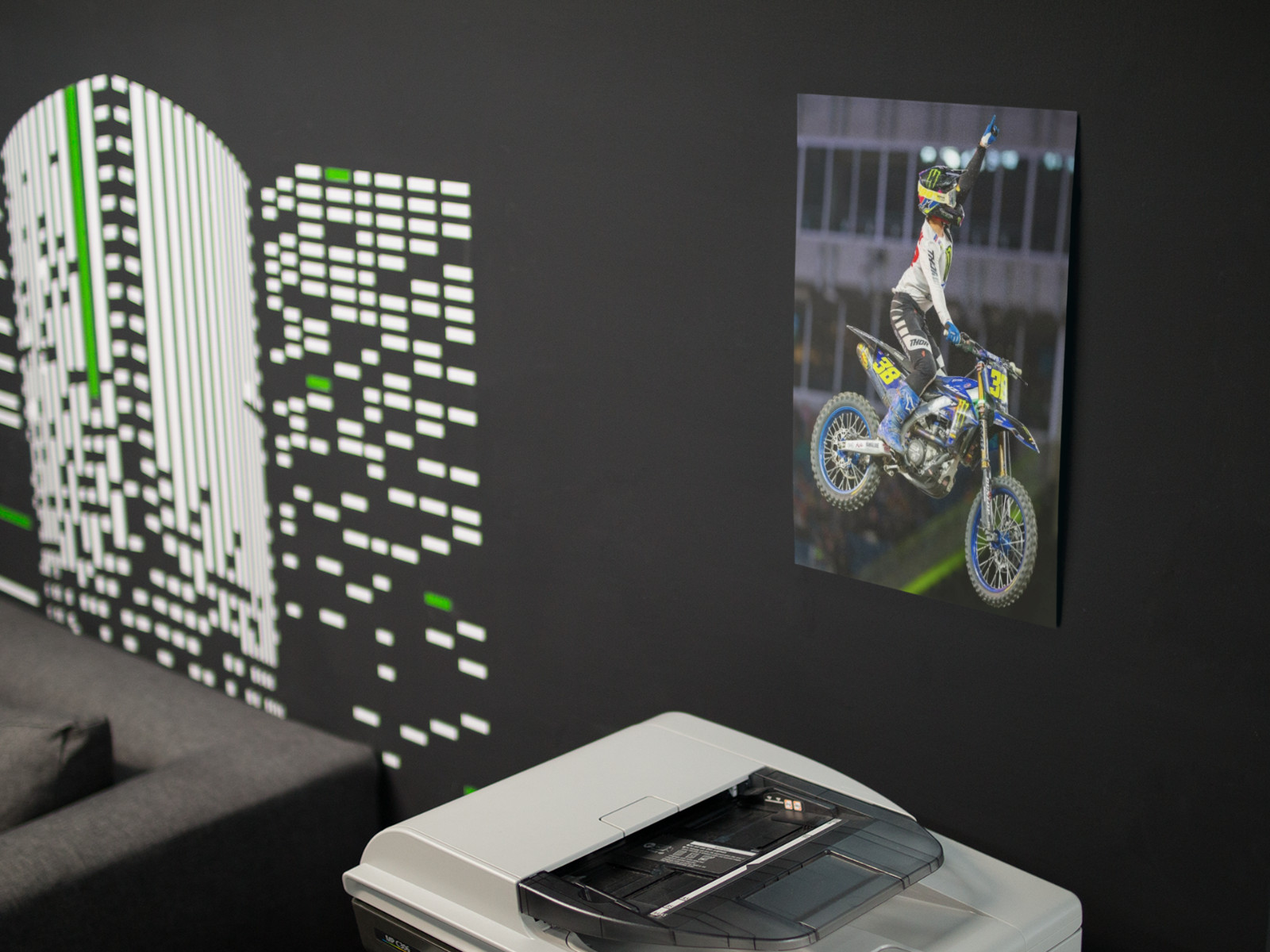 Haiden Deegan SUPERCROSS Racing Wall Vinyl Decal Poster (Removable Adhesive)