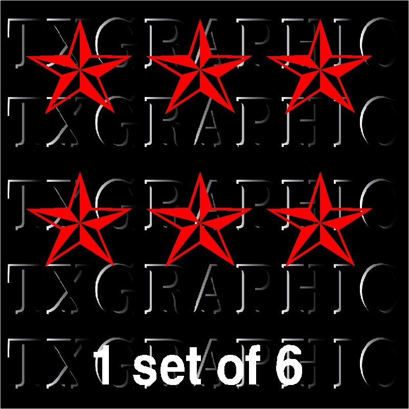 STAR DECAL VINYL STICKER NAUTICAL DECORATION MOON CAR BOAT LAPTOP WALL