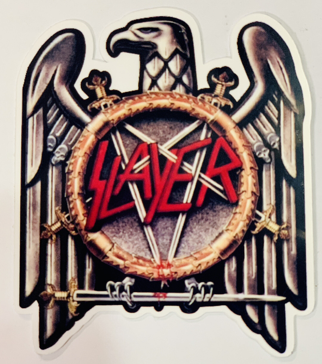 Slayer 4" Tall Multi-Color Vinyl Decal Sticker