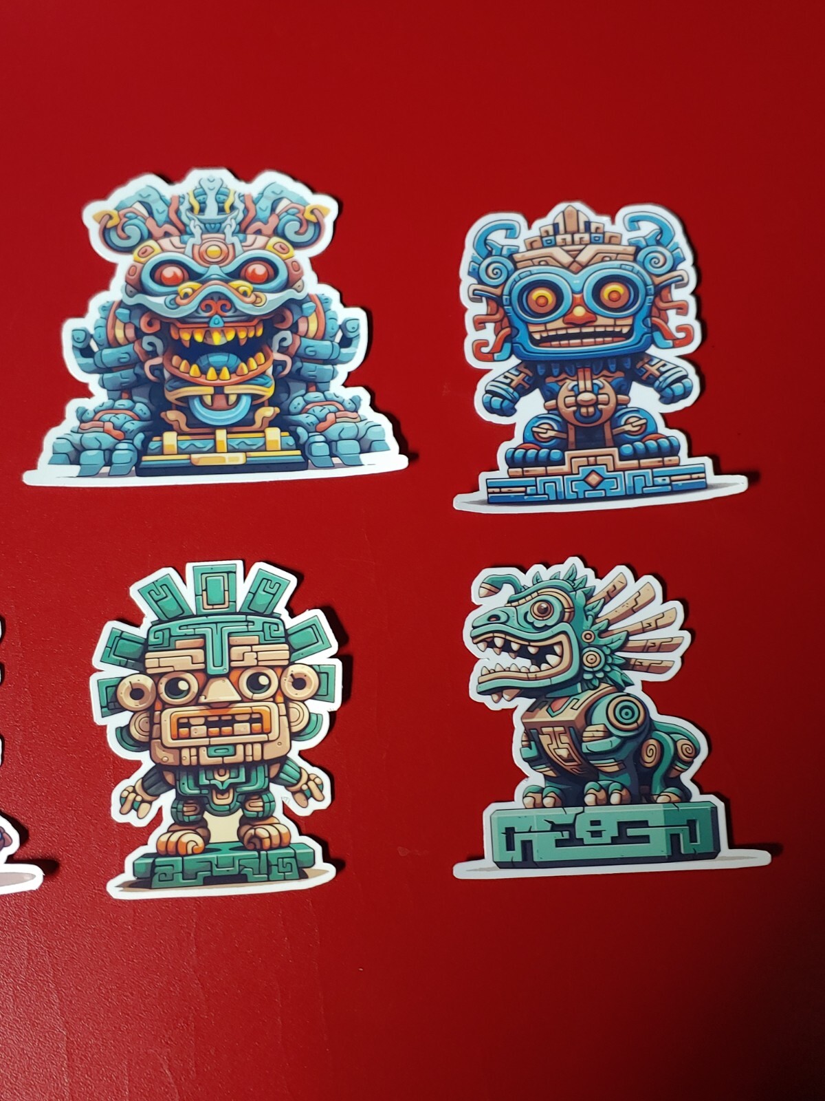 Aztec Character Cartoon Sticker Pack