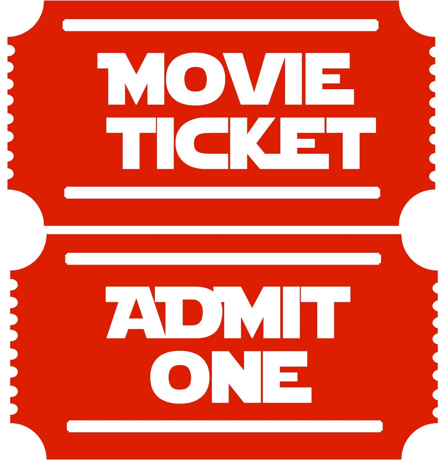 2 or 4 movie tickets new wall art mural theater room projector cinema decals