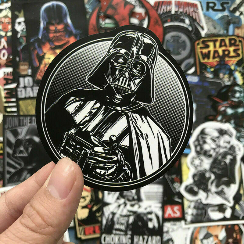 100Pcs Star Wars Vinyl Stickers Pack Bomb Car Laptop Skateboard Luggage Decals