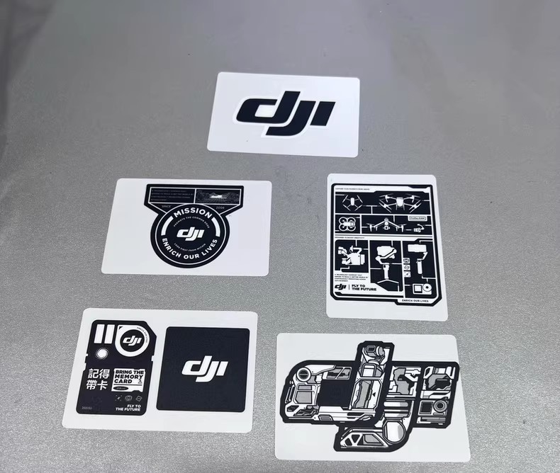 For DJI logo sticker Label Action/Pocket/Mic series OEM