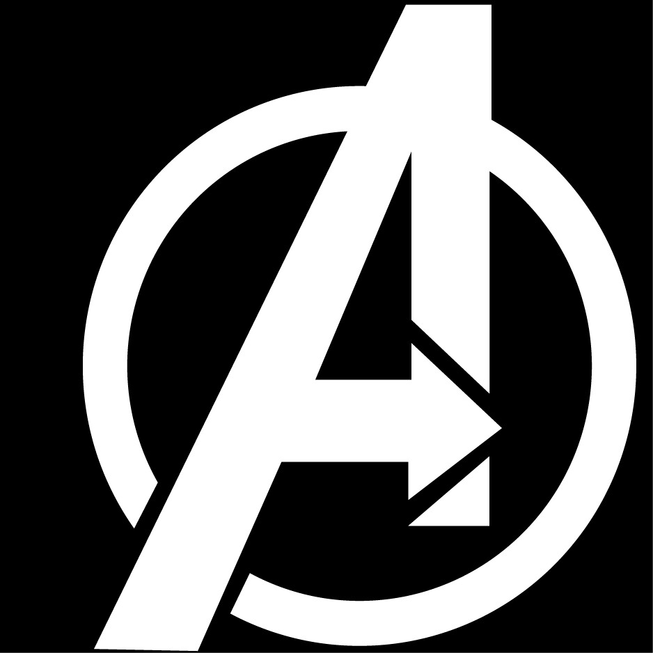 Avengers A Logo Sticker Vinyl Decal – Marvel Comics Superheroes Car Truck Window