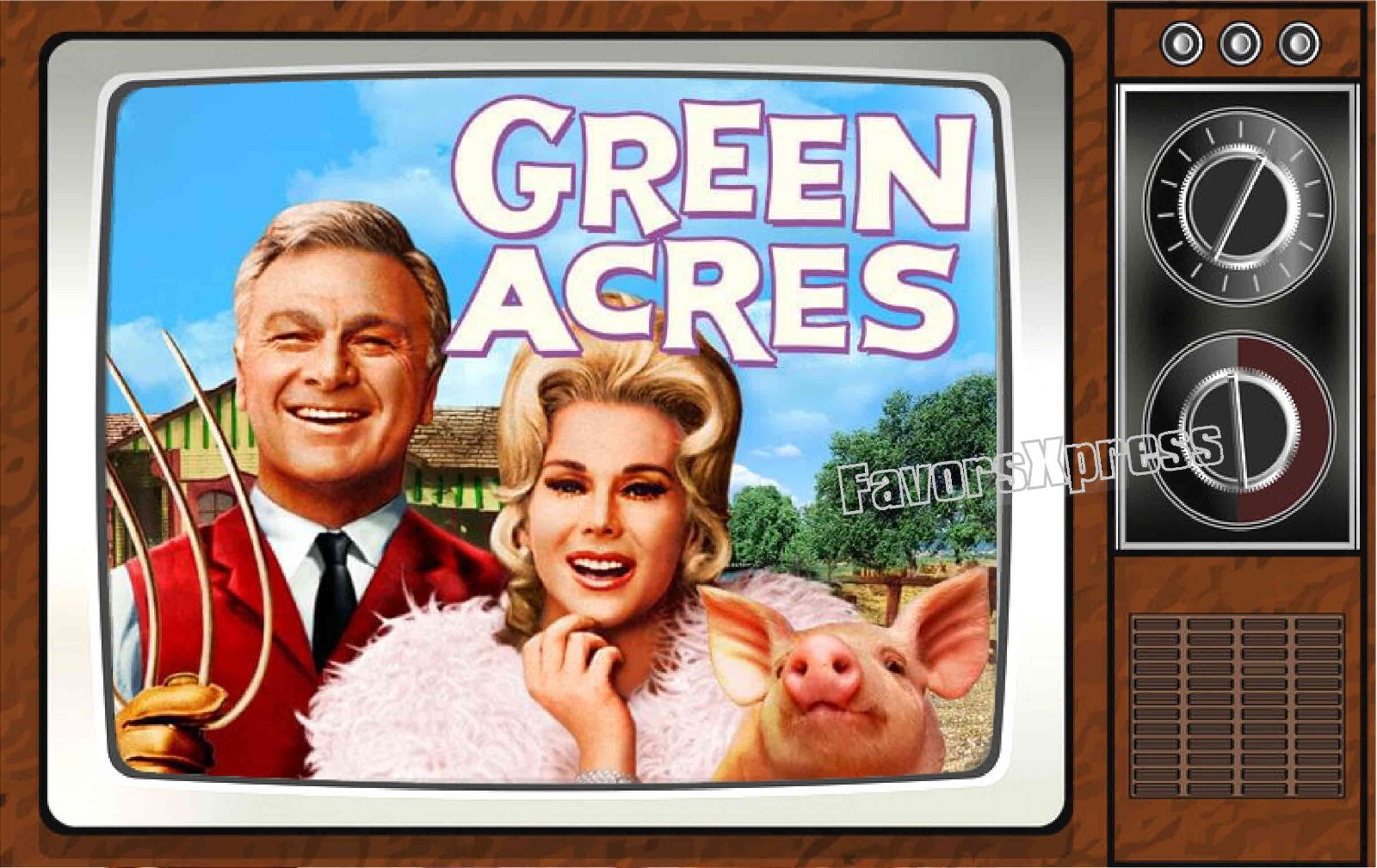 Green Acres Classic TV Show PHOTO MAGNET 4 X 2.5 INCHES